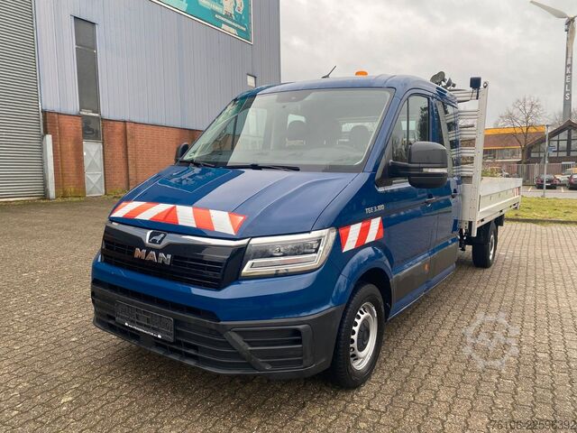Furgoneta pick-up MAN TGE 3.180 Pristche mit Kran *Doppelkabine*Ahk*