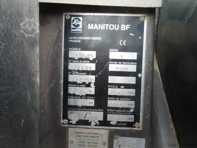 încărcător telescopic Manitou MT 932.25