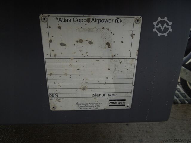 Compresseur à vis Atlas Copco XAS 67