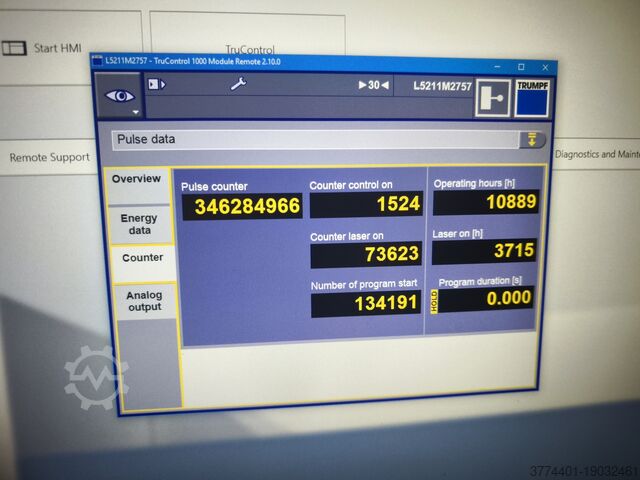 Lazer kesim makinesi TRUMPF TRUMPF 5040 FİBER L76