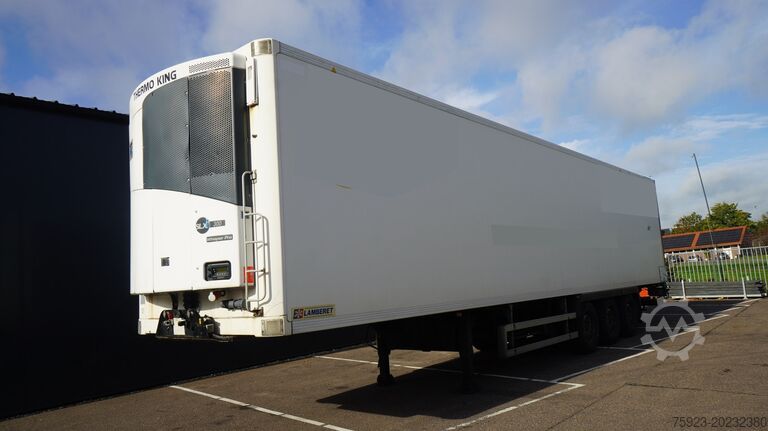 Soğutmalı/dondurulmuş taşıma LAMBERET 3 AXLE FRIGO TRAILER WITH THERMO KING SLX300