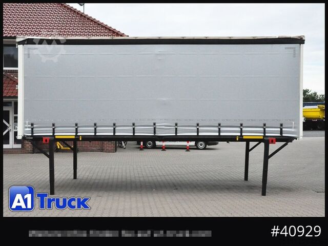 Swap body with flatbed & tarp WECON WPR 745, verzinkt, 2520  innen, Code XL, neue Plane