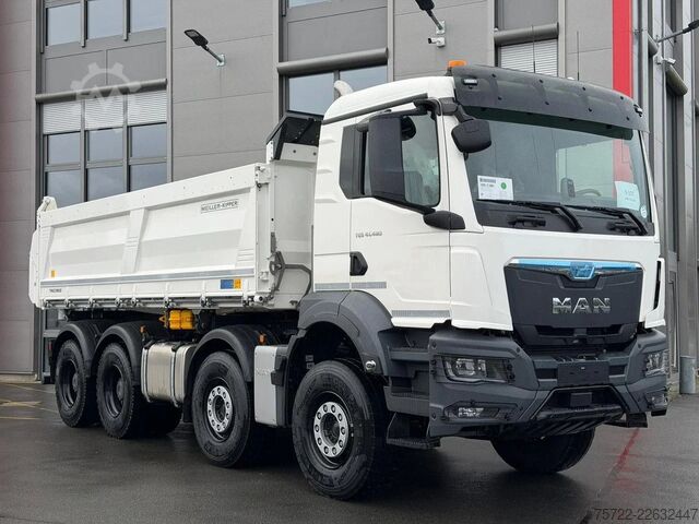  MAN TGS 41.480 8x4 BB mit Meiller 3-Seitenkipper