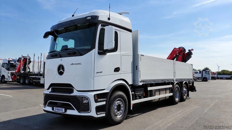 Lastplattform Mercedes-Benz Actros 2548 L 6x2 ProCabin Baustoff-Pritsche FA...