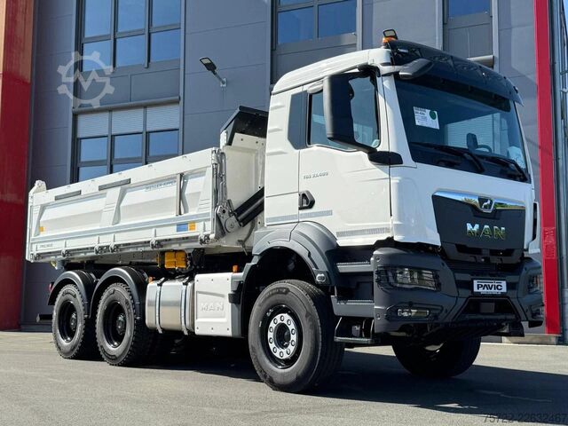3-sidig tipp MAN TGS 33.480 6x4 BB Meiller 3-Seitenkipper Bordmatic