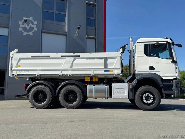 3-sidig tipp MAN TGS 33.480 6x4 BB Meiller 3-Seitenkipper Bordmatic