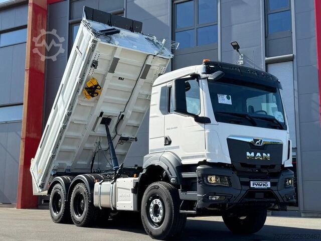 3-sidig tipp MAN TGS 33.480 6x4 BB Meiller 3-Seitenkipper Bordmatic