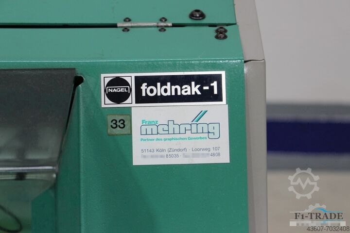 Kitapçık Oluşturucu Nagel Foldnak 1