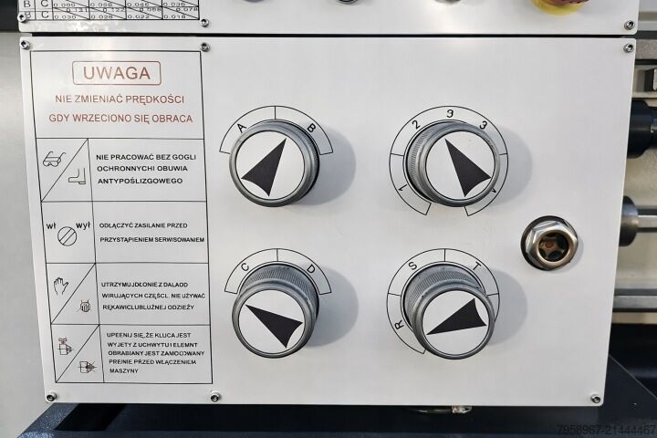 Esztergapad (középpontos) Metal Technics Polska Tokarka Uniwersalna 360x1000 MTP