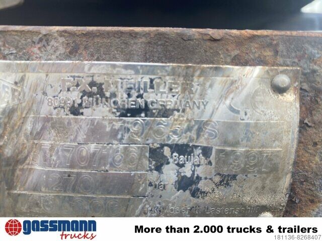 Camión portacontenedores de gancho Meiller RK 19.65 S Abrollanlage