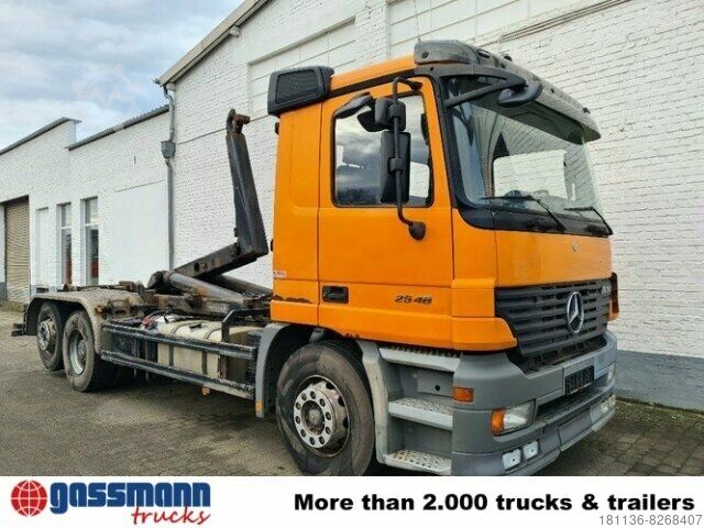 Camión portacontenedores de gancho Meiller RK 19.65 S Abrollanlage