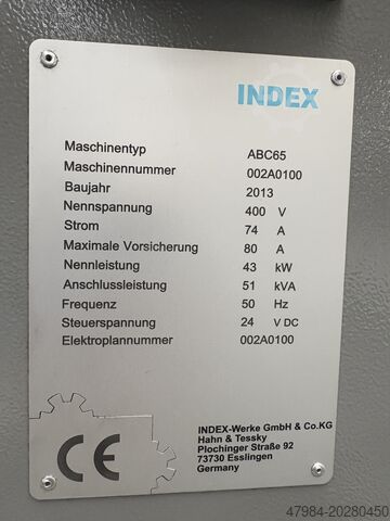 CNC Drehmaschine INDEX ABC 65