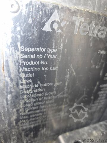 Melk- en zuivelproductie Tetra Pak Tetra Centri D 714HGV Separator