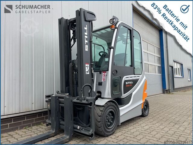 Electric 4-wheel forklift Still RX60-30 - AKKU 83% Restkapazität