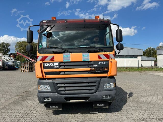 Háromirányú billenő teherautó DAF CF 510 / Bordmatik / abnehmbarer Kran + Funk