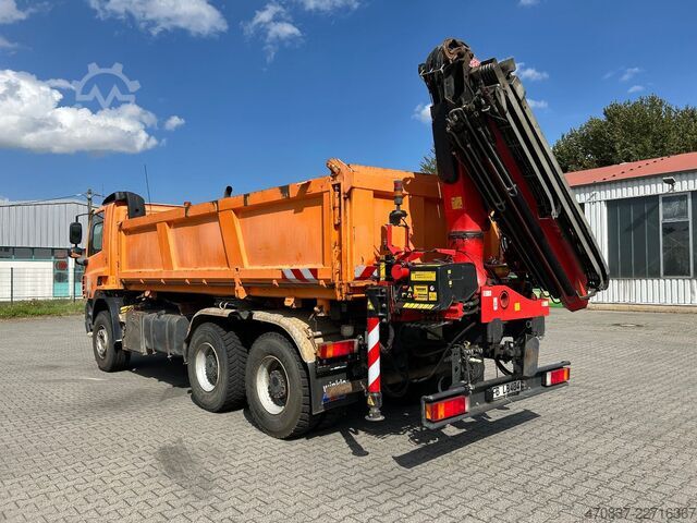 Háromirányú billenő teherautó DAF CF 510 / Bordmatik / abnehmbarer Kran + Funk