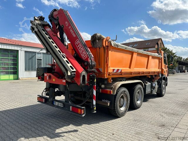 Háromirányú billenő teherautó DAF CF 510 / Bordmatik / abnehmbarer Kran + Funk
