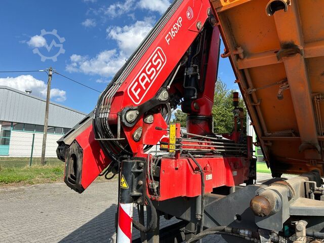 Háromirányú billenő teherautó DAF CF 510 / Bordmatik / abnehmbarer Kran + Funk