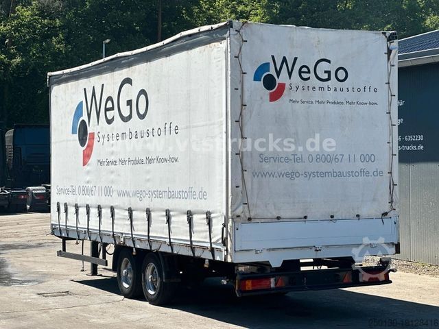 Open trailer with tarp Eggers ZPT 10,5 EL Tandemanhänger Pritsche+Plane