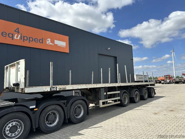 Platform aanhanger Nooteboom OVB-73-04, 73 tons Ballast trailer, 4 axles, 3 ...