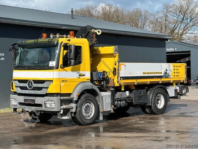 Driezijdige kipper MERCEDES-BENZ Axor 1833 4x2 BL MEILLER DSK & HMF 1120 K-2  LK