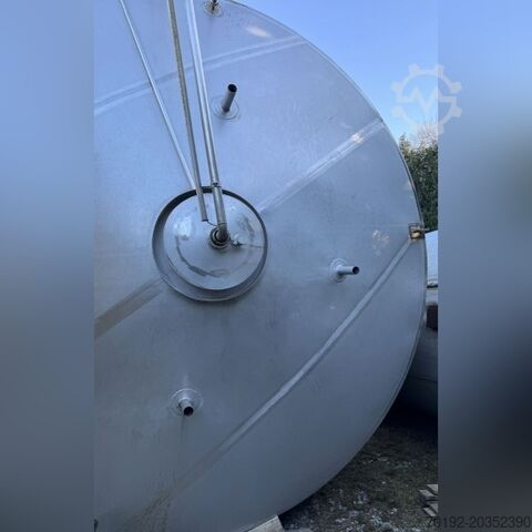 60,000 liter insulated storage tank made of V2A with propeller agitator Ahlborn K0145