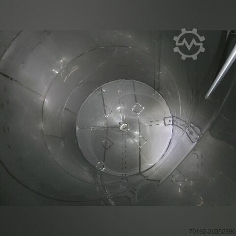 60,000 liter insulated storage tank made of V2A with propeller agitator Ahlborn K0145