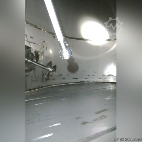 60,000 liter insulated storage tank made of V2A with propeller agitator Ahlborn K0145