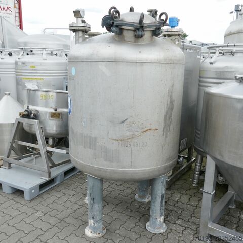 Réservoir sous vide de 1174 litres en inox V4A Kleiser und Lösch 9921