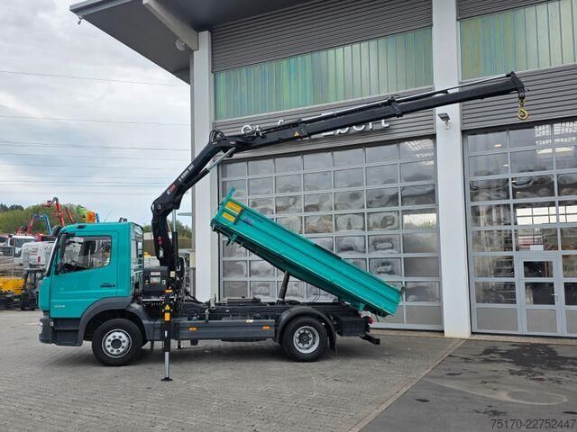 Benne Mercedes-Benz Atego 1223 KK HIAB X-HIDUO 082 Funk 2x AHK