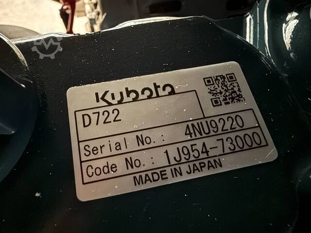 Granulats Kubota D722 - MPS113TDE - 10 kVA - Genset - DPX-25122