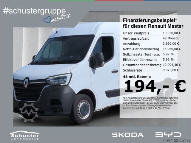 Furgoneta Renault Master Kasten L2H2 3,3t 2.3D*Klima Blueto 3Sitze
