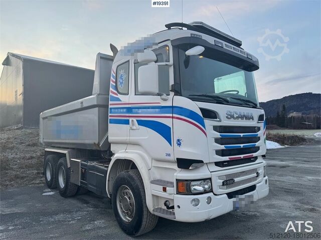 Avfallsbil Scania R580 6x4 Tipper. Euro 6.