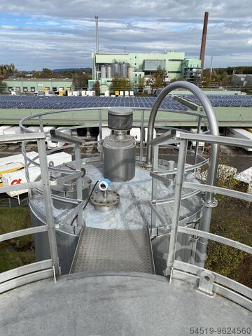 1 x 100 m³ aluminium silo, ø 3.000 mm Braby