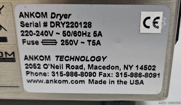 Vetextractor voor bepaling van ruw vet Ankom XT10