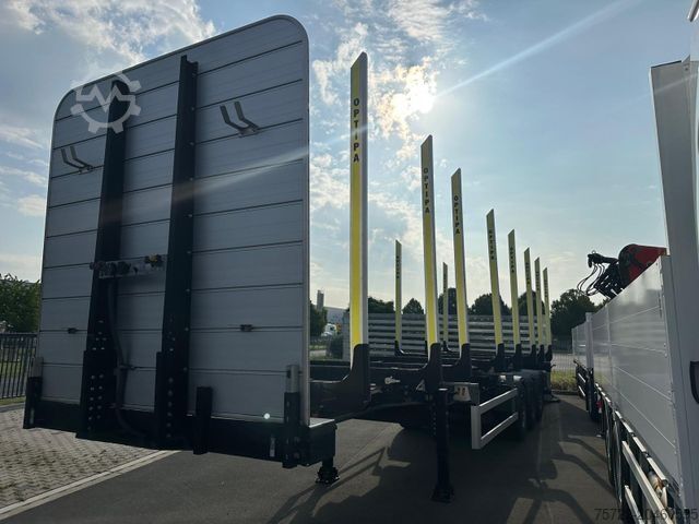 Semirremolque de troncos PAVIC HTS 24 Kurzholz Schemel Auflieger