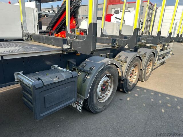 Semirremolque de troncos PAVIC HTS 24 Kurzholz Schemel Auflieger