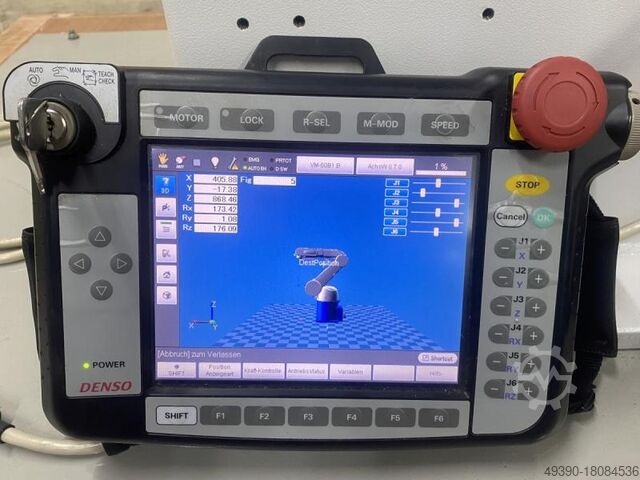 6-Achsen Industrieroboter, Handhabungsroboter, Robot, Gelenkarmroboter, Roboterarm,  Schweißroboter, DENSO VM60B1 (VM1300) / VM60B1M-V  +  RC8A + TP-RC7/8