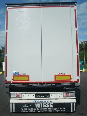 Aanhangwagen met dieplader & dekzeil Krone SDP 27 Liftachse