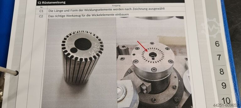 Værktøj med vinkelhoved til ankerproduktion Bosch 600073408