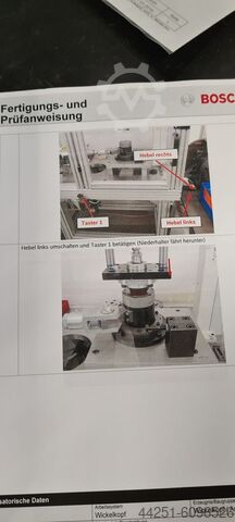 Værktøj med vinkelhoved til ankerproduktion Bosch 600073408