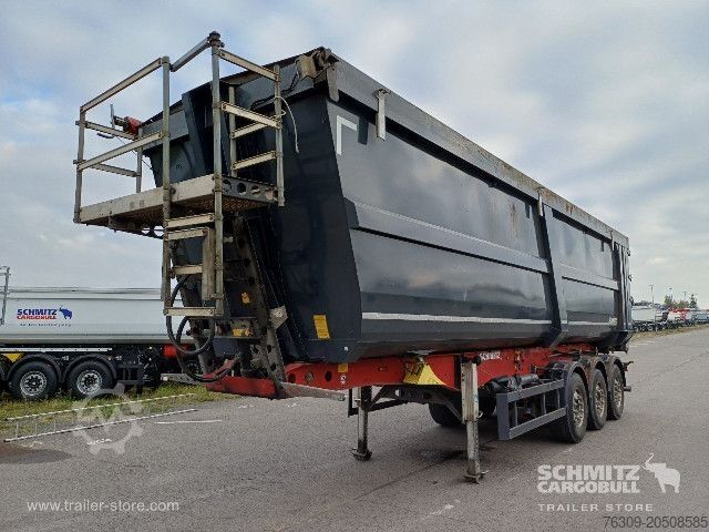 Tipper semitrailer Schmitz Cargobull Kipper Stahlrundmulde 51m³