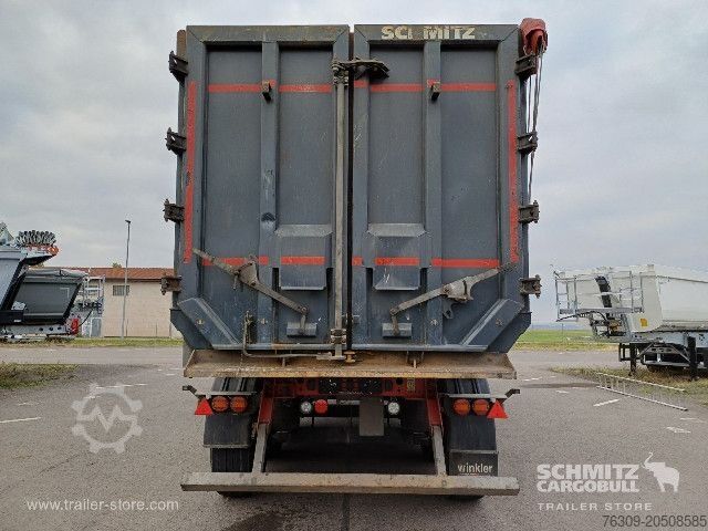 Tipper semitrailer Schmitz Cargobull Kipper Stahlrundmulde 51m³