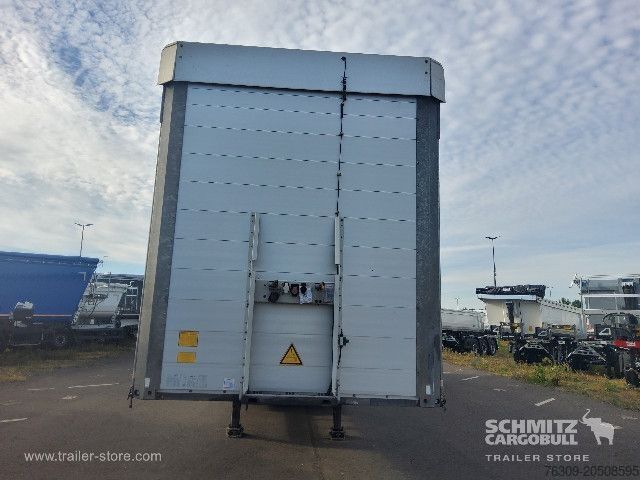 Open semitrailer with tarp Schmitz Cargobull Curtainsider Mega Getränke