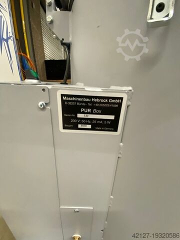 Drying box for edge banding machine Hebrock PUR BOX