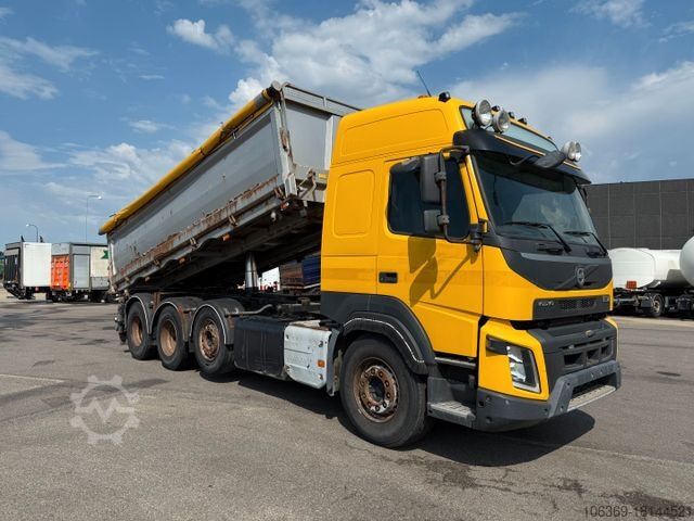 Camião basculante VOLVO FMX500 8x4/4 Steel tipper / Kipper