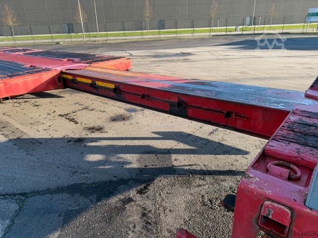 Dieplader oplegger B-XL 4.5 m. 2 axle extension lenkachse