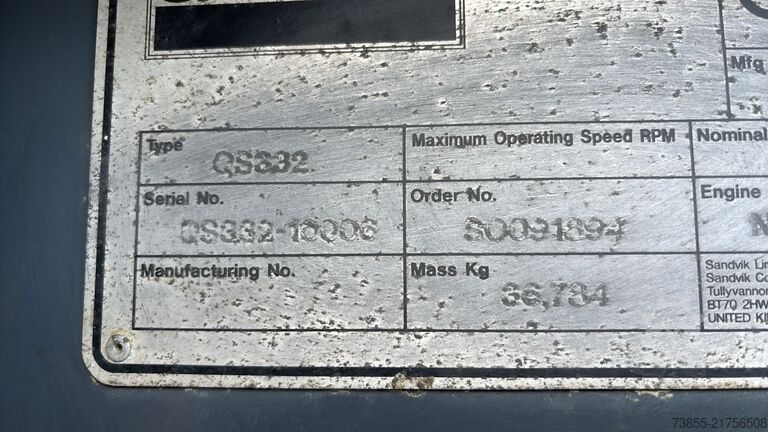 Drtič Sandvik QS332