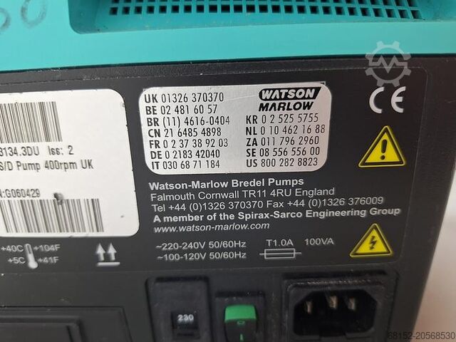 Watson Marlow SCIQ 323 Peristaltische Pomp Watson Marlow SCIQ 323