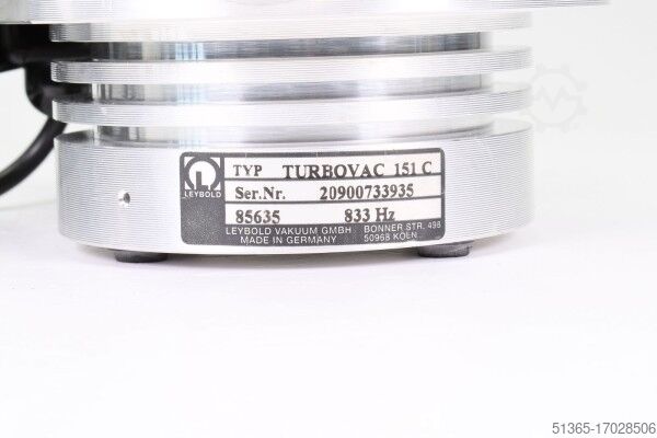 Hoogvacuümpomp met luchtkoeling 85531 Leybold 85635